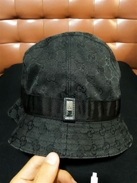 chapeu gucci preto|GUCCI .